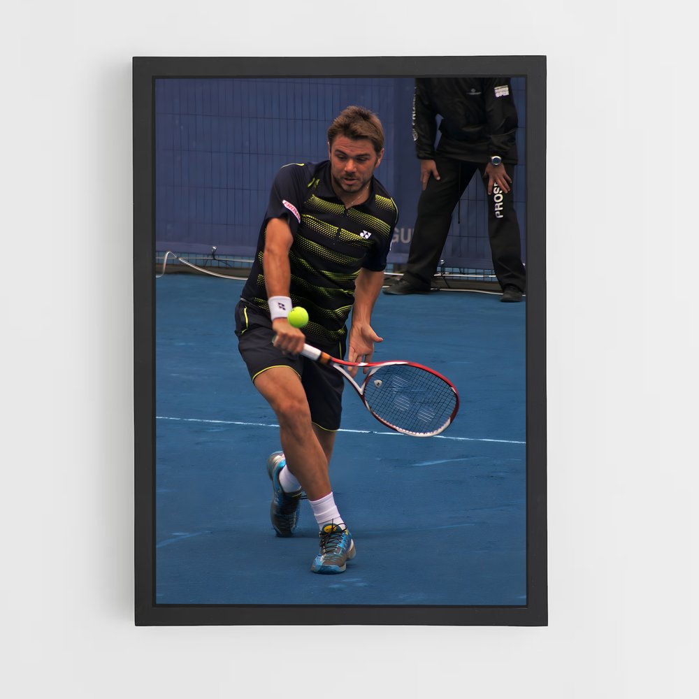 Poster Stan wawrinka – affiche Tennis (vue 2)